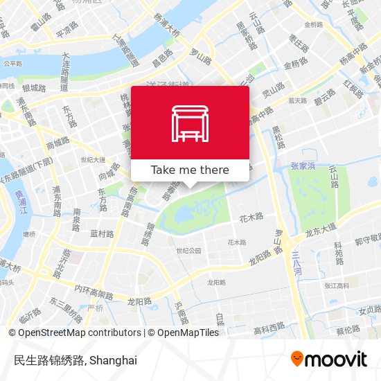 民生路锦绣路 map