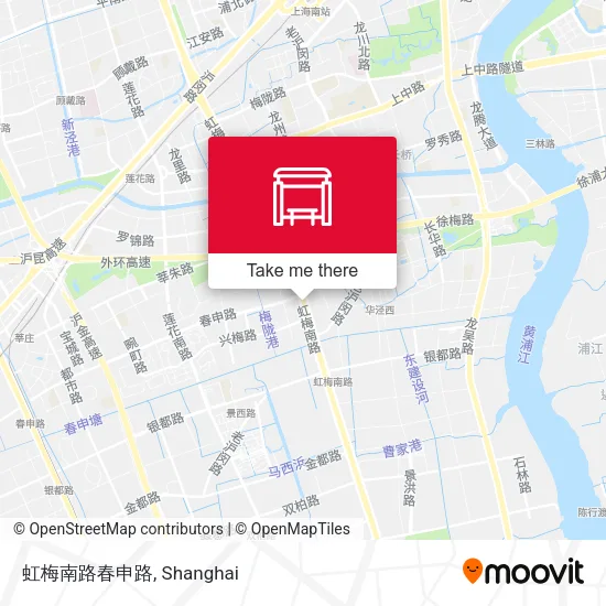 虹梅南路春申路 map