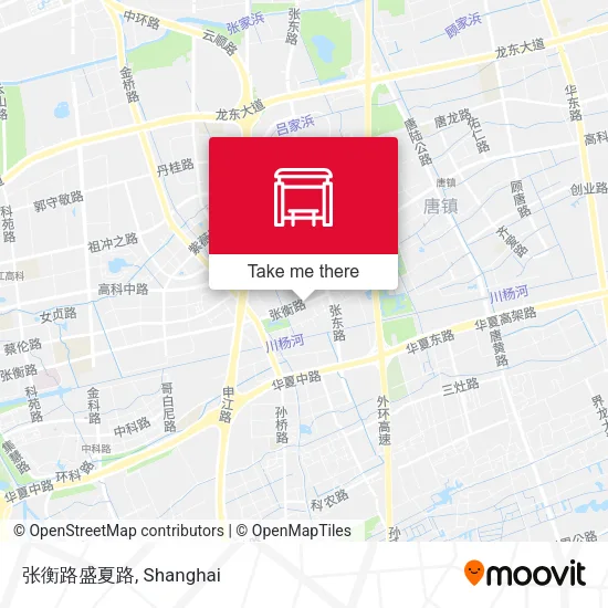 张衡路盛夏路 map