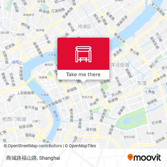 商城路福山路 map