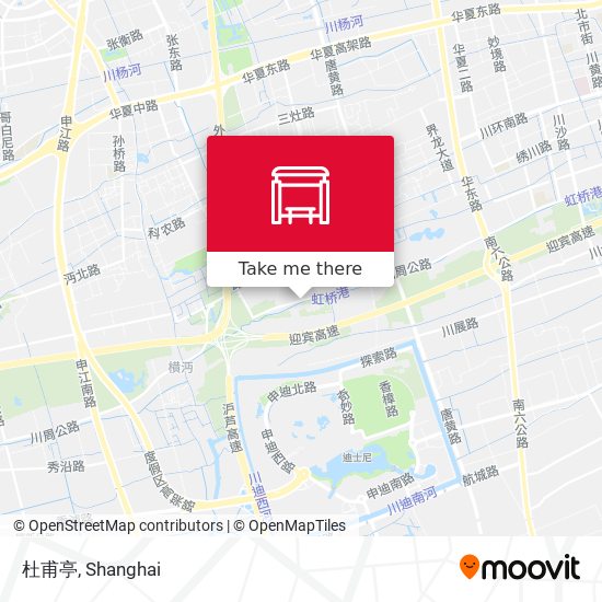 杜甫亭 map
