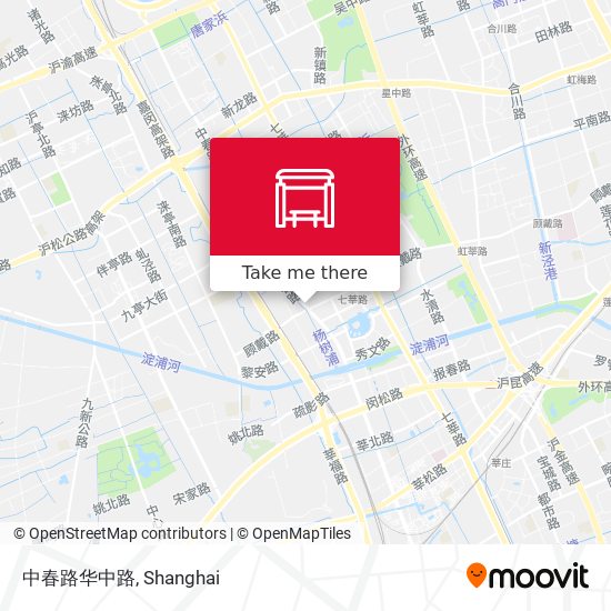中春路华中路 map