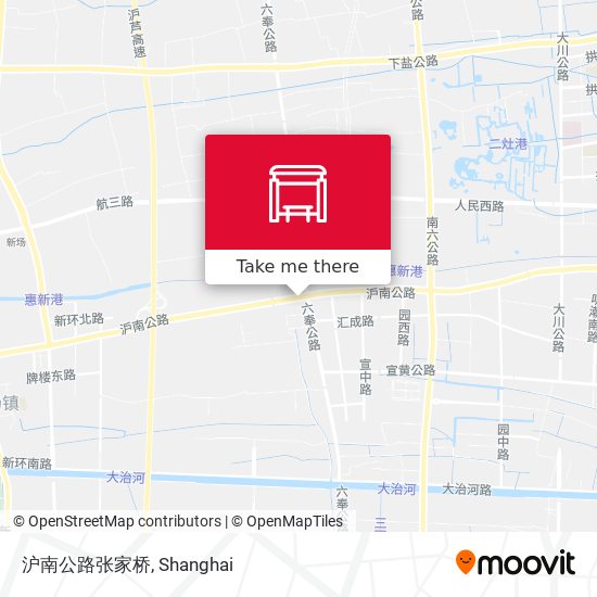 沪南公路张家桥 map