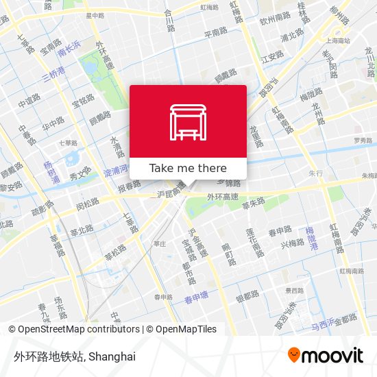 外环路地铁站 map