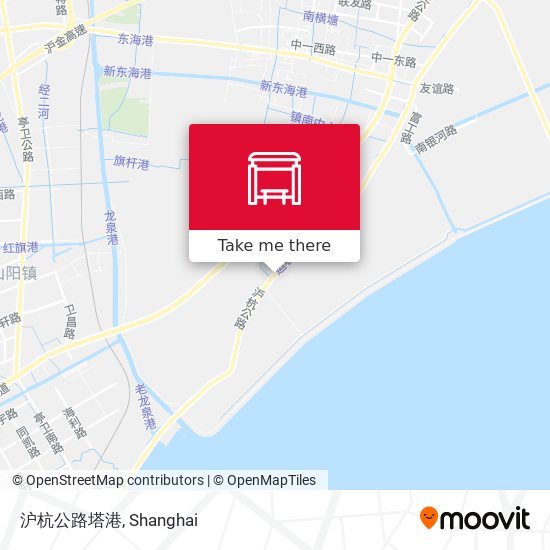 沪杭公路塔港 map