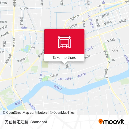 民仙路汇江路 map