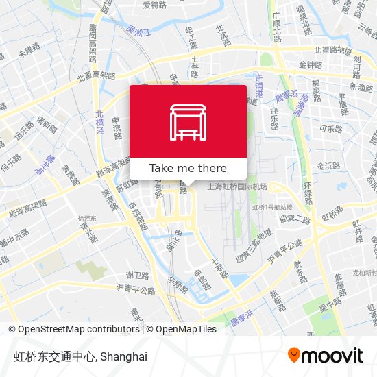虹桥东交通中心 map