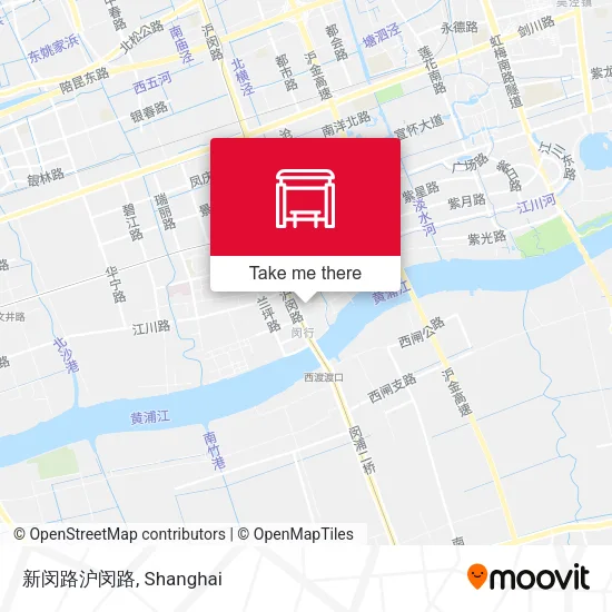 新闵路沪闵路 map
