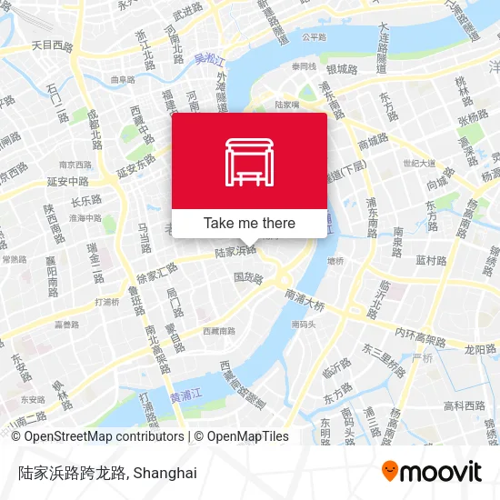 陆家浜路跨龙路 map