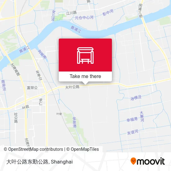 大叶公路东勤公路 map