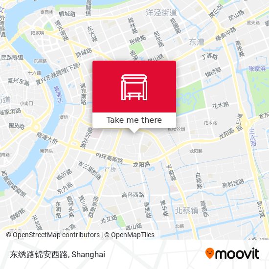 东绣路锦安西路 map