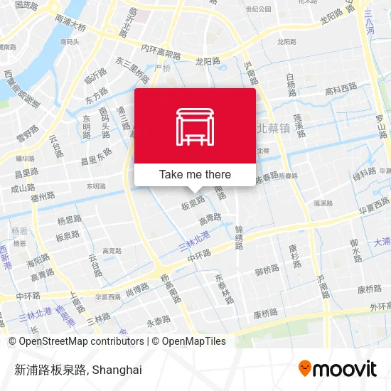 新浦路板泉路 map
