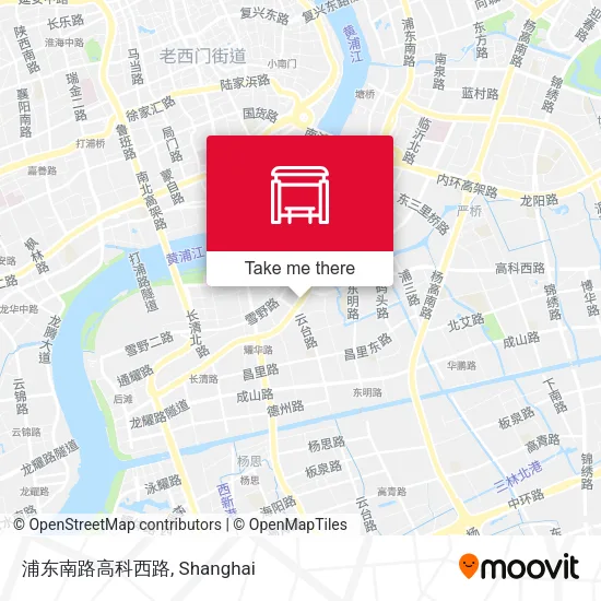 浦东南路高科西路 map