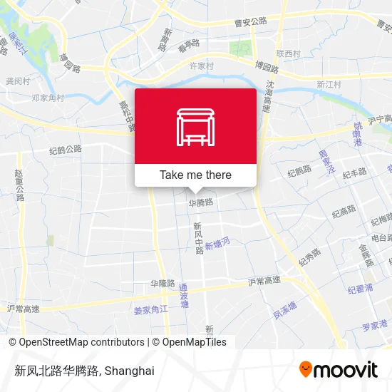 新凤北路华腾路 map