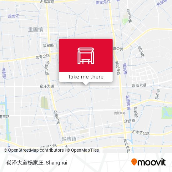 崧泽大道杨家庄 map