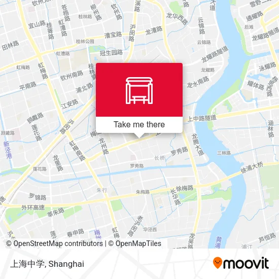 上海中学 map