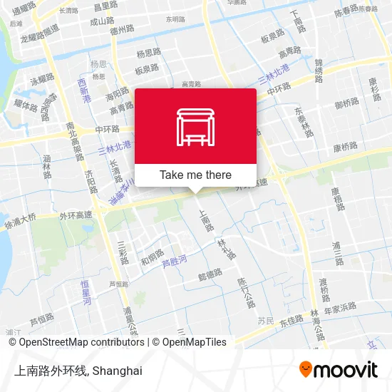 上南路外环线 map