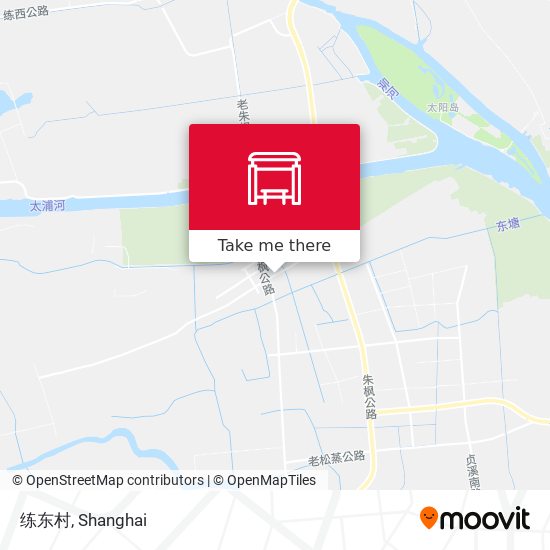 练东村 map