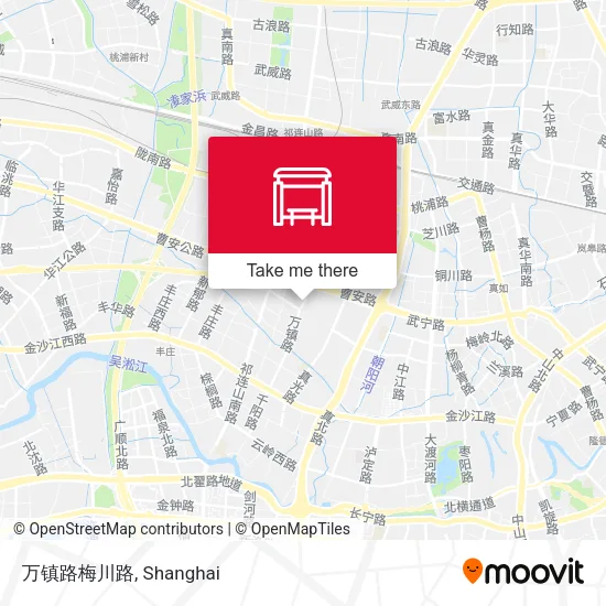 万镇路梅川路 map