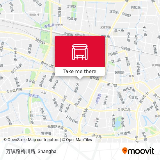 万镇路梅川路 map