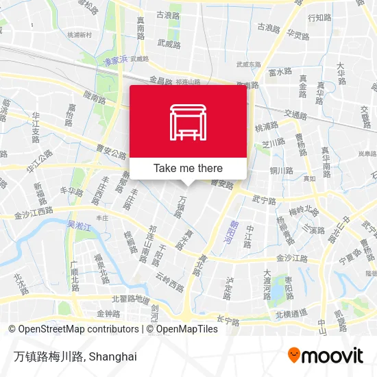 万镇路梅川路 map