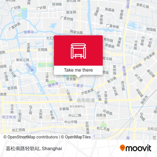 嘉松南路轻轨站 map