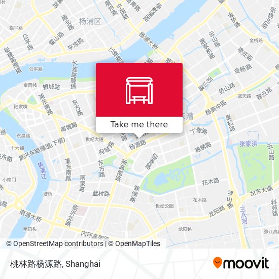 桃林路杨源路 map