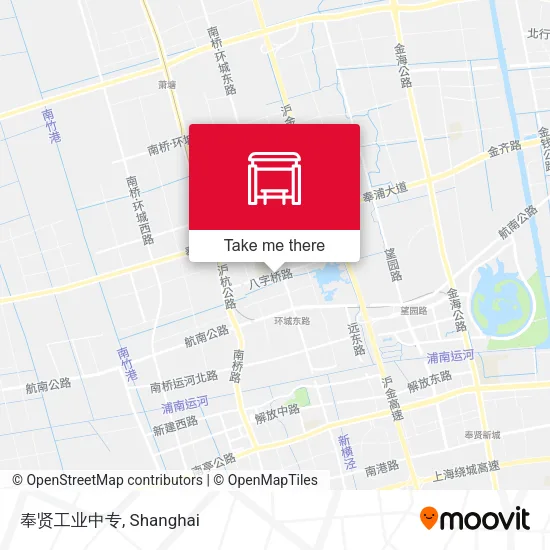 奉贤工业中专 map