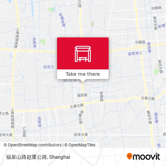 福泉山路赵重公路 map