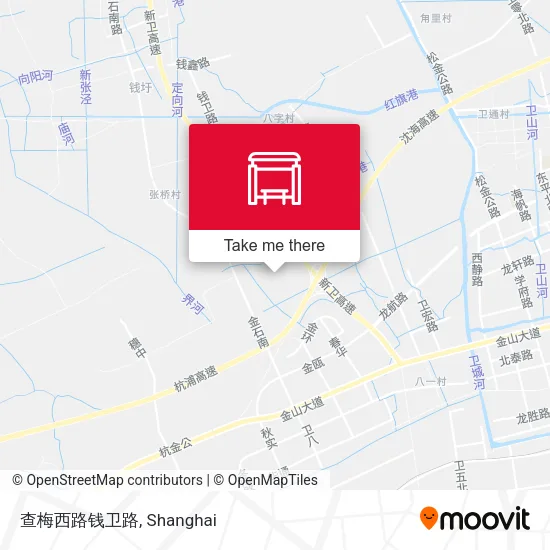查梅西路钱卫路 map