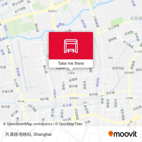 共康路地铁站 map