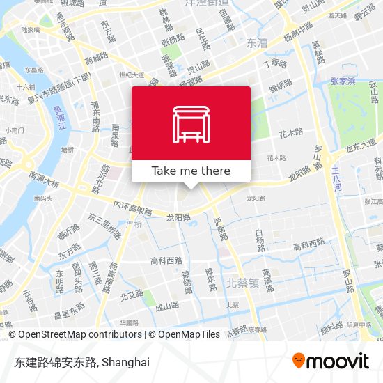 东建路锦安东路 map