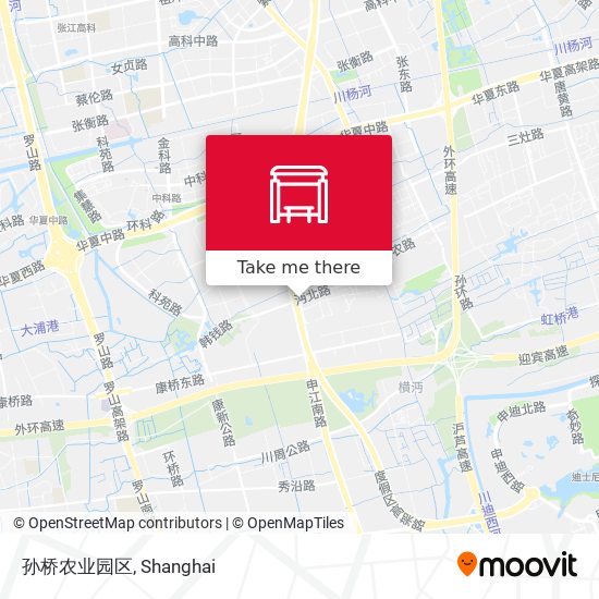 孙桥农业园区 map