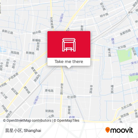晨星小区 map