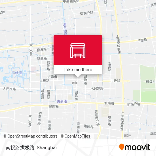 南祝路拱极路 map