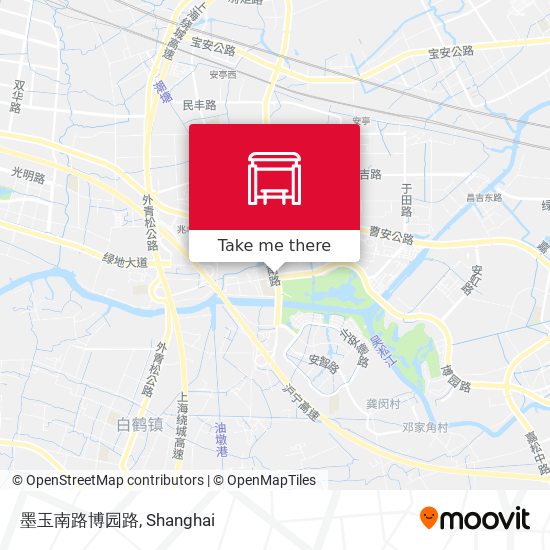 墨玉南路博园路 map