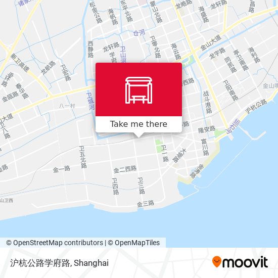 沪杭公路学府路 map