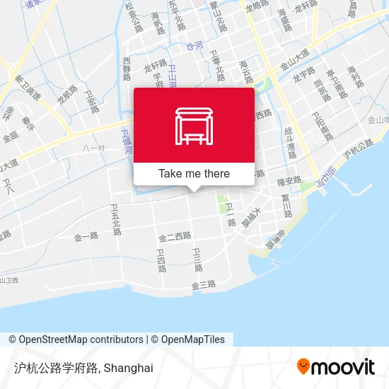 沪杭公路学府路 map