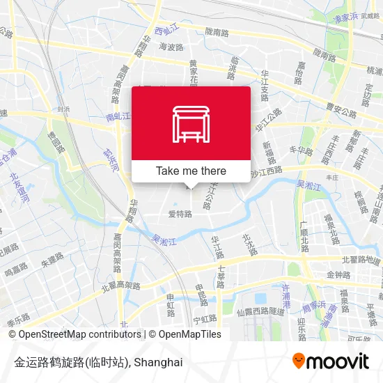 金运路鹤旋路(临时站) map