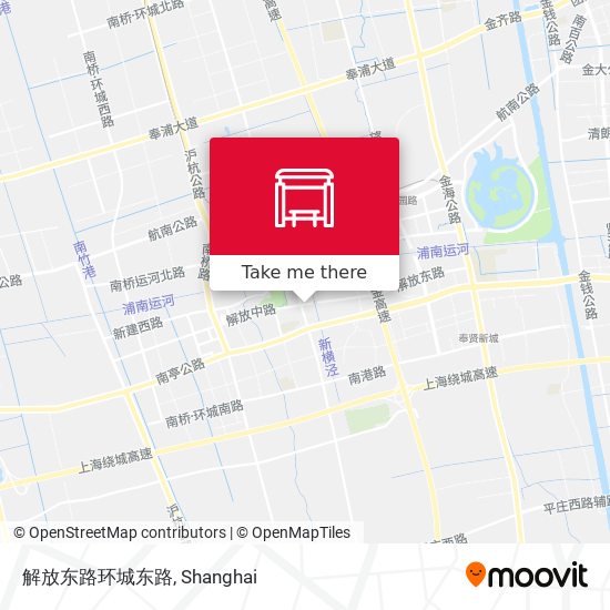 解放东路环城东路 map
