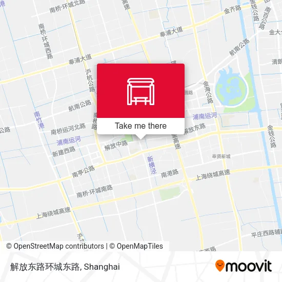 解放东路环城东路 map