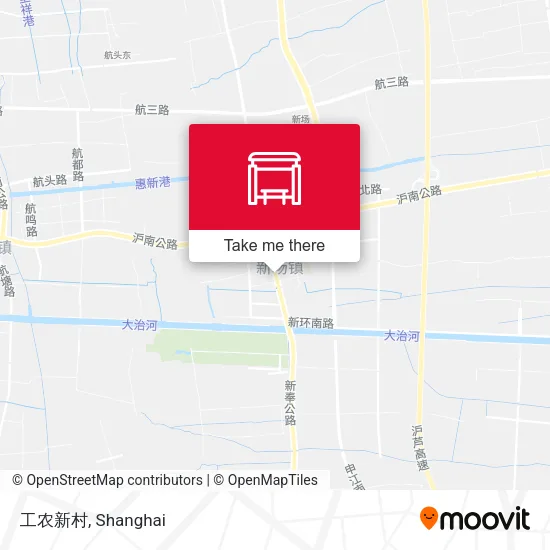 工农新村 map