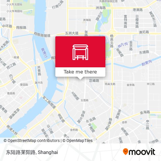 东陆路莱阳路 map
