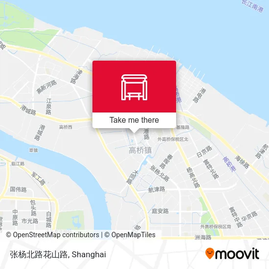 张杨北路花山路 map