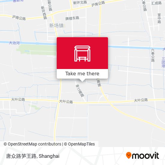 唐众路笋王路 map