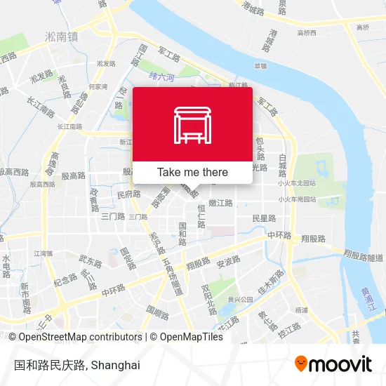 国和路民庆路 map