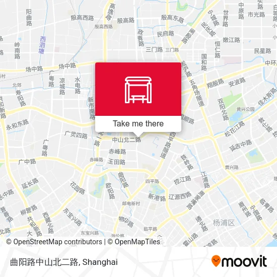 曲阳路中山北二路 map