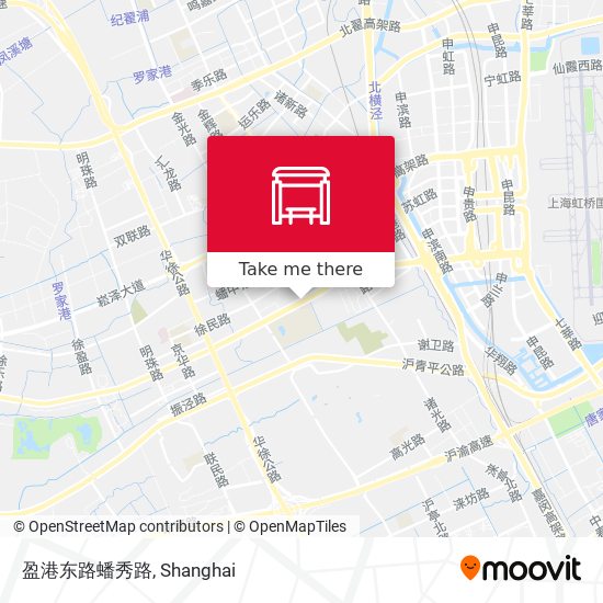 盈港东路蟠秀路 map