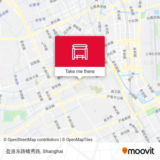 盈港东路蟠秀路 map