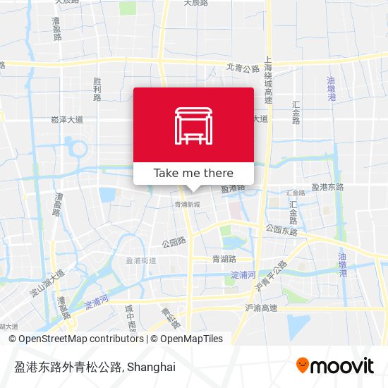 盈港东路外青松公路 map